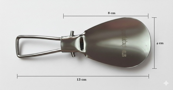 Stainless Steel Portable Shoe Horn with Cover India